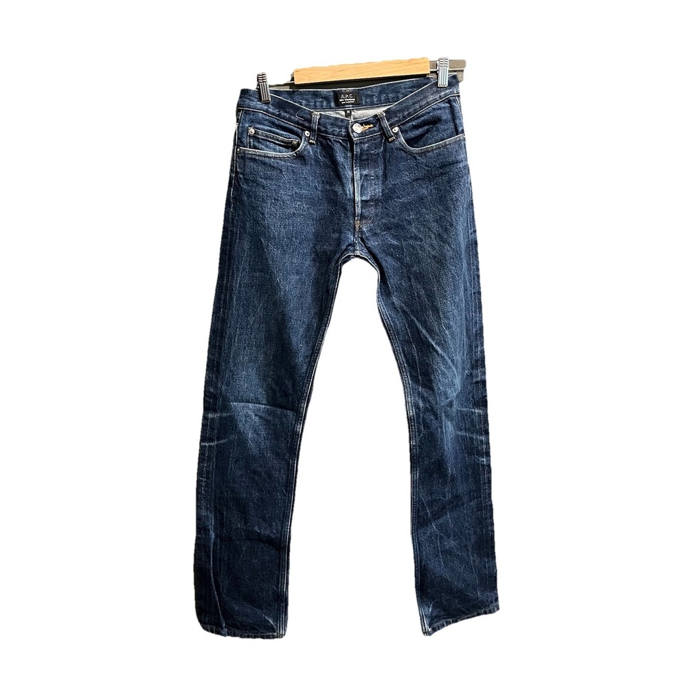 APC Blue New Standard Jean Classique Selvedge Buttonfly Men's‎ Jeans Size 29